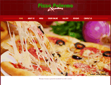 Tablet Screenshot of pizzapalermo.com